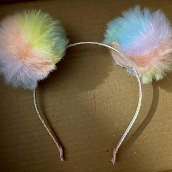 paparazzi Other - Funky Headband: Pastel Rainbow